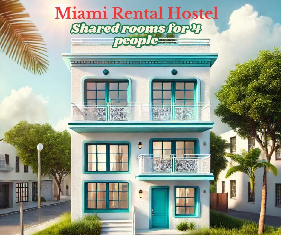 103 Miami Shared Rooms For Men Central Comfortable, Affordable Eksteriør billede