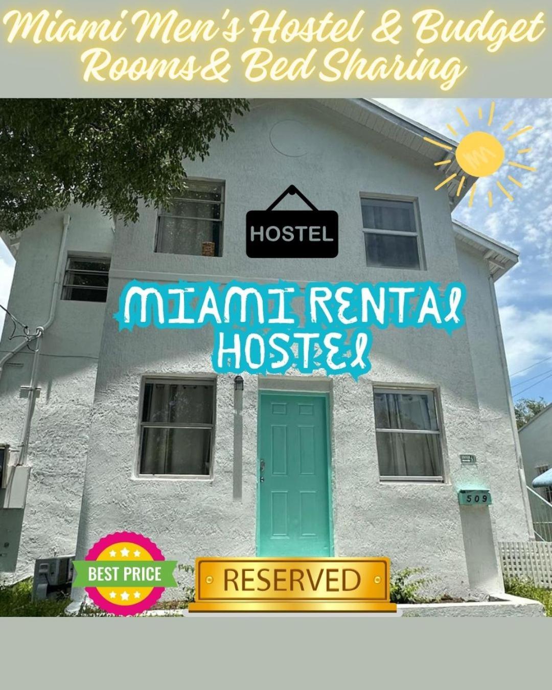 103 Miami Shared Rooms For Men Central Comfortable, Affordable Eksteriør billede